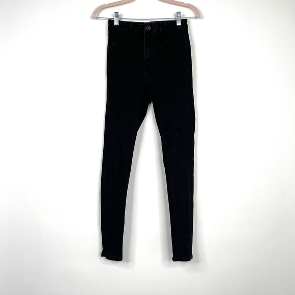 Zara Denim - 2/$30 ZARA High Waisted Jeggings 6 Rinsed Black Skinny Leg 6559